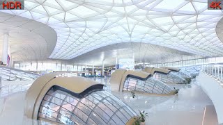 Experience Chinas Futuristic Spaceship Train Station A 1 Billion Masterpiece [upl. by Ahsinna340]