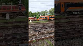 02249 Varanasi Vande Bharat inaugural special Express Baidyanathdham to Varanasi Jn [upl. by Enomrej]