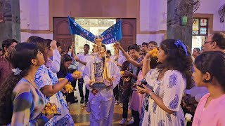 Nativity of the Blessed Virgin Mary  Noahs Ark Sunday School Children  StBlaise Church Amboli [upl. by Vtehsta795]