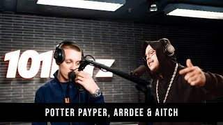 Potter Payper ArrDee amp Aitch  101 Barz Back To Back Freestyle [upl. by Adnahsed]