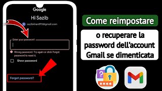 Come superare la password di Google Gmail dimenticata Password di Google Email dimenticata [upl. by Innos]