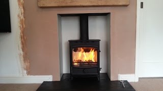 Fireline Multi Fuel Stove Installation Timelapse Video [upl. by Kathrine689]