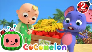 Apples and Bananas  2 HOUR CoComelon Animal Time  Animal Nursery Rhymes [upl. by Denice826]