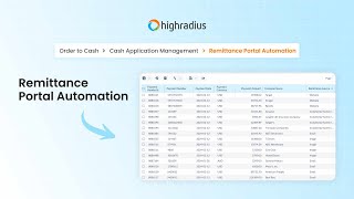 Streamline Payment Processes with HighRadius Remittance Portal Automation [upl. by Pamela]