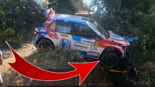 Rally di Roma 2024  CRASH amp Mistakes  Saturday Morning Day 2 [upl. by Derfliw]