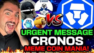 Cronos Meme Coin WARNING URGENT UPDATES Cryptocom AND CRO Coin Investors GET READY [upl. by Abagael]