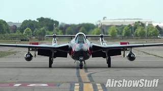 DH112 Venom Cartridge Start and Flyover [upl. by Justinn]