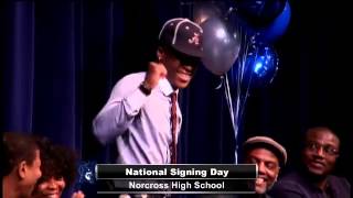 Norcross Signing Day  Alvin Kamara Commits to Alabama [upl. by Geneva]