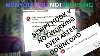 GTA 5 Menyoo Trainer NOT WORKING Fix It FAST with This Hack [upl. by Aidnyl]