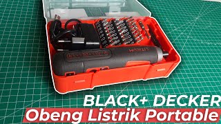 Review Obeng Cordless Black Decker BD40K27 B1 [upl. by Beverlee]