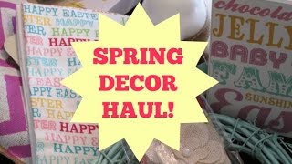 SPRING HOME DECOR HAUL [upl. by Sissie778]