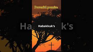 powerful promise from Habakkuk habakkuk promiseofgodtoday blessedwords bibleverse biblequotes [upl. by Rempe]