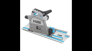 Mac Allister MSPS1200 Best Electric Plunge Saw with Rails included  Less than 100 [upl. by Hekker]