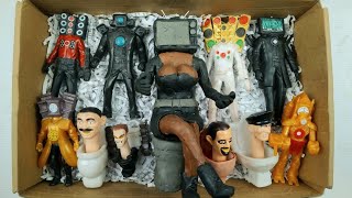 SKIBIDI TOILET TOYS  Action Figure  Unboxing Satisfying Cheap Price titan speakermantv women 32 [upl. by Aliuqet]