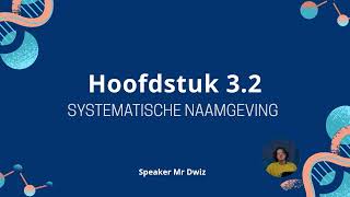 Scheikunde Havo 4 Hoofdstuk 3§2 Systematische naamgeving [upl. by Phia]