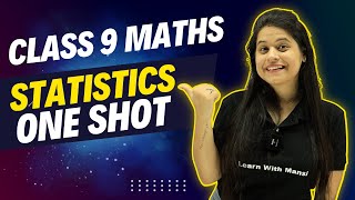 Statistics  One Shot  Class 9 Maths [upl. by Earlie]