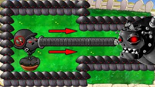 1 Doom Gatling Pea VS Doom Shroom Attack Doom DrZomboss Giga  Plants vs Zombies Hack [upl. by Essie860]