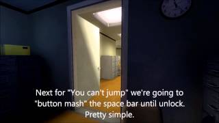 The Stanley Parable  quotAchievementquot and quotYou cant jumpquot achievement guides [upl. by Yemerej291]