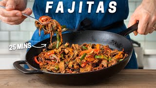 Easy Weeknight Steak Fajitas  WEEKNIGHTING [upl. by Garfield848]