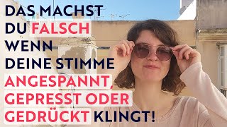 Stimmvolumen und Leichtigkeit Muskulatur im Kehlkopf dauerhaft und richtig entspannen [upl. by Milissent]