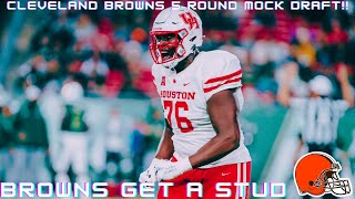 Cleveland Browns mock draft 5 round 2024 [upl. by Petr]