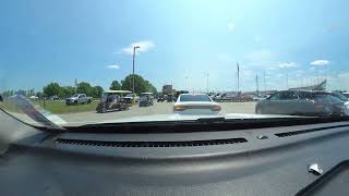 DRIVING INTO THE INFIELD AT DARLINGTON RACEWAY TO COVER A NASCAR RACE [upl. by Nareht]