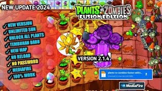 PLANTS VS ZOMBIES FUSION EDITION MOD APK LATEST VERSION 214 l UNLIMITED SUN amp UNLOCK ALL PLANTS [upl. by Llenrag]