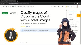 Classify Images of Clouds in the Cloud with AutoML Images  qwiklabs  GSP223 [upl. by Eidaj]