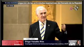 Conferencia Magistral Dr Diego Valadés  200 años de Constitución Federalismo y Senado Mexicano [upl. by Yousuf]