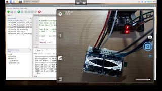 PyboardMicroPython display on SSD1315 I2C OLED using SSD1306 driver [upl. by Aicargatla]