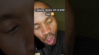 Calling boss on a pay day comedy duetcomedy comedyfilms funny comedyproject [upl. by Kutzer]