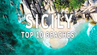 Top 10 best beaches in Sicily  Italy 2024 [upl. by Meehyr]