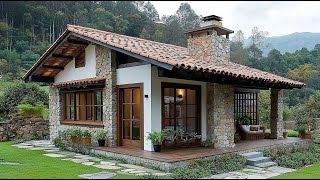 Rustic Cottage Harmonious Beauty From Natural Stone And Wood [upl. by Gilligan]