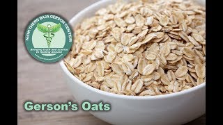 How to do Gerson Therapy Oatmeal breakfast [upl. by Nohtan]