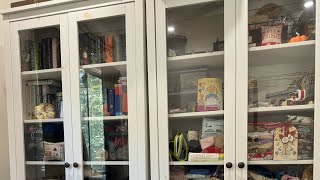 Bonus Studio Vlog  craft room reorganisation Disclaimer  still a work in progress [upl. by Zicarelli]