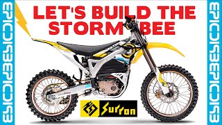 Surron Storm Bee unboxing and full build  step by step [upl. by Cyprio]