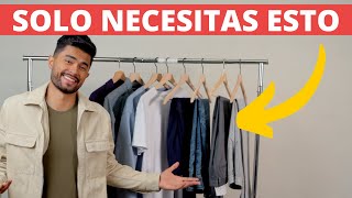 Los ÚNICO 10 Artículos De Ropa Que Un Hombre Necesita Más De 30 Atuendos [upl. by Neelat]