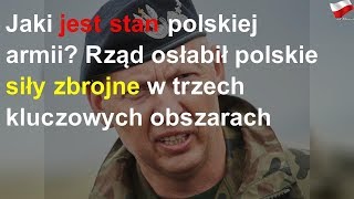 Jaki jest stan polskiej armii Rząd osłabił polskie siły zbrojne w kluczowych obszarach [upl. by Nirihs]