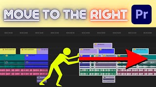 Move Clips to the Right in Premiere Pro Quick Tutorial [upl. by Bove]