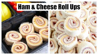 Ham and Cheese Roll Ups  Ham and Cheese Pinwheels [upl. by Stearne]