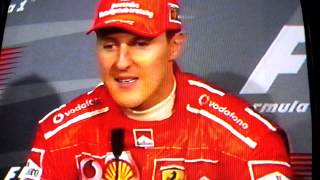 Michael Schumacher World Champion for 7th time [upl. by Enomas]