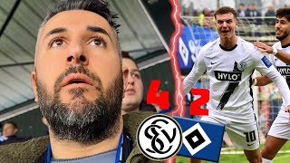 HSV kriegt KLATSCHE  SV Elversberg vs HSV Stadionvlog [upl. by Narruc]