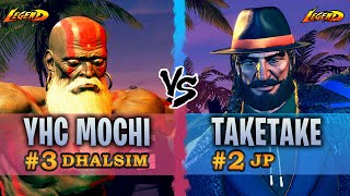 SF6 ▰ Ranked 3 Dhalsim  YHC Mochi  Vs Ranked 2 JP  TaketakePiano 『 Street Fighter 6 』 [upl. by Coad703]