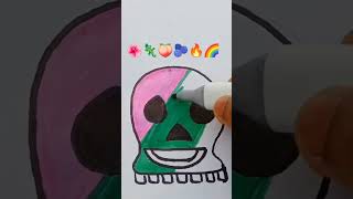 So satisfying video 🤩✨ art drawing creativety creatively satisfying ytshorts viralvideo 🔥🫐🍑🦎🌺 [upl. by Phip890]