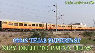 02248 NEW DELHI To PATNA TEJAS SUPERFAST SPECIAL trending traintraveler travel indianrailways [upl. by Ardnasela]