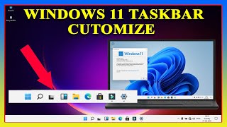 Windows 11 Taskbar customization in tamil Windows 11 Taskbar setting in tamilTransparent taskbar [upl. by Alyag]