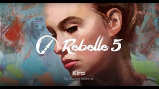 Rebelle 5 Speed Paint  Portrait of Kira by Georg Ireland [upl. by Tharp]