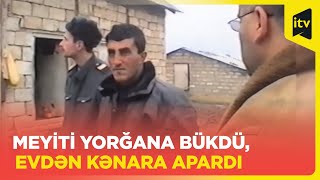 Adam öldürdü uşaqların görüb qorxacağından ehtiyatlandı [upl. by Tracie]