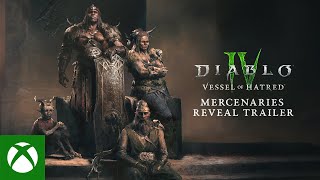 Diablo IV  Vessel of Hatred  Mercenaries Reveal Trailer [upl. by Kimberly885]