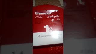 دواء clamoxyl 1g مضاد حيوي لعلاج الامراض التنفسية مثل la gripe w les angine [upl. by Nolte]